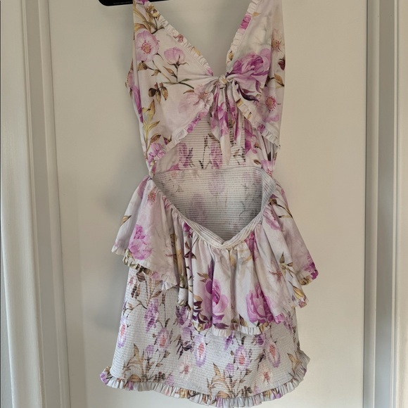 V. Chapman Periwinkle Dress-Savannah Rose Lavender - Picture 3 of 11